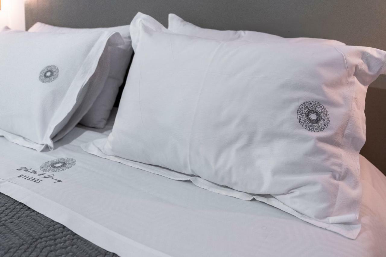 Mykonos TownWhite And Grey 2アパートメント エクステリア 写真